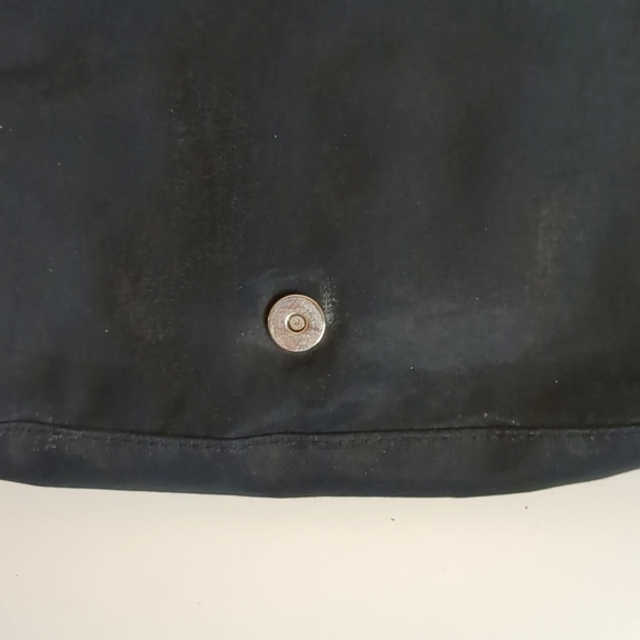 Classic Black Clutch Handbag with Chain and Brad Details - Picture 3 of 8